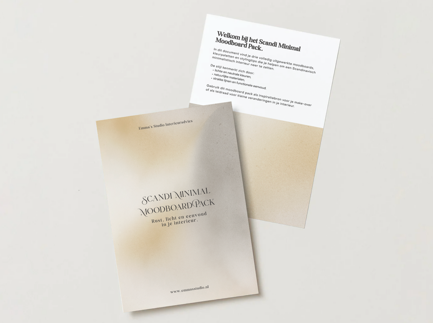 Scandi Minimal Moodboard Pack
